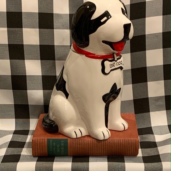 Big dog Other - BIG DOG treat jar w/ vintage dog stories book, $25.00 for both---VERY FIRM